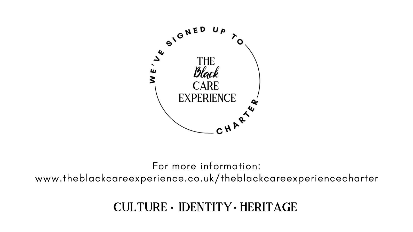 The Black Care Experience Charter